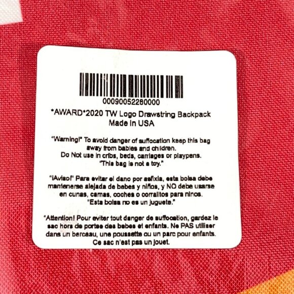 Tupperware Drawstring Backpack -‎ NEW - Picture 2 of 4